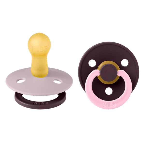 BIBS ΣΕΤ ΠΙΠΙΛΕΣ 2ΤΜΧ COLOUR FUSION DUSKY LILAC/PLUM – ΣΤΡΟΓΓΥΛΗ No1 - Image 2