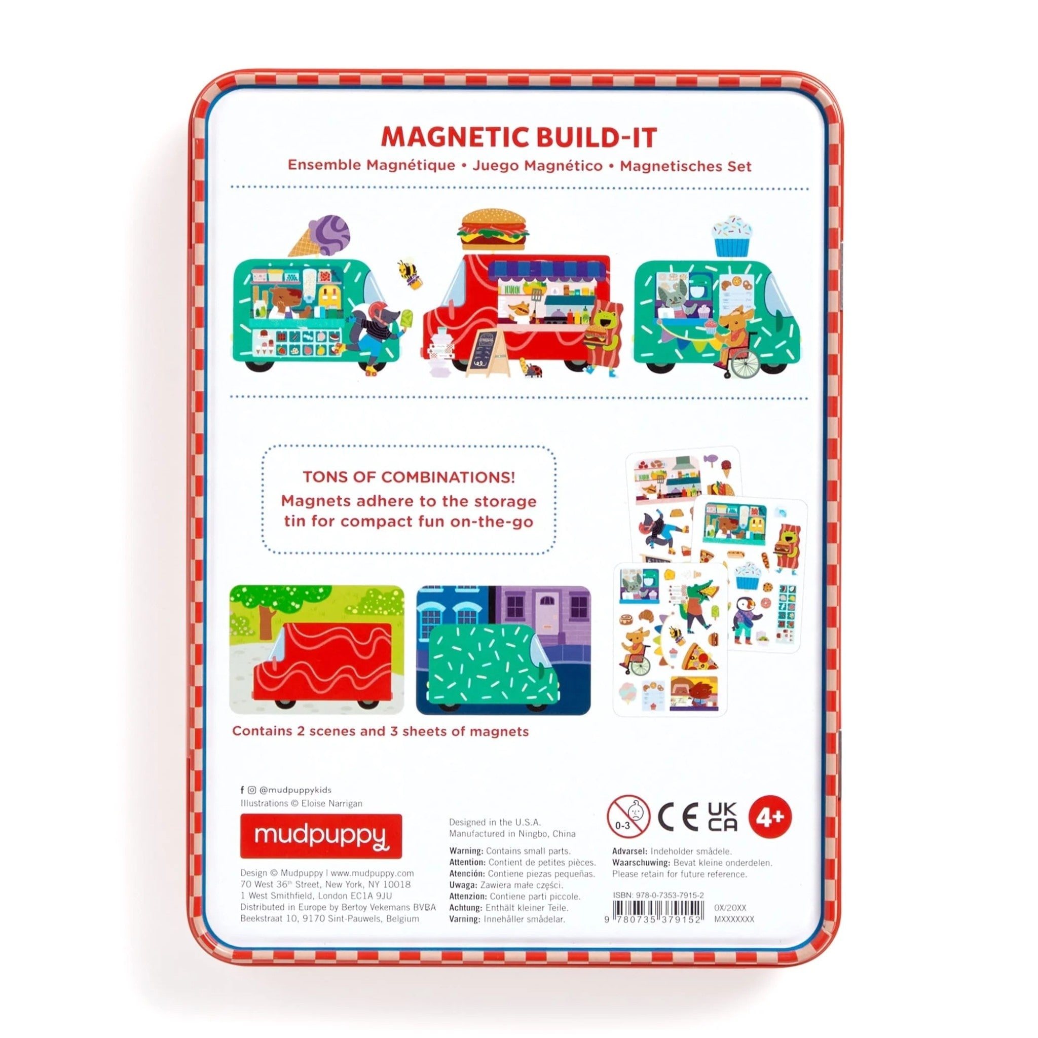 MUDPUPPY Μαγνητικό παιχνίδι σύνθεσης Φεστιβάλ Φαγητού - Image 4