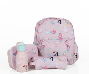 Little Lund Lunch Box 1200ml Birds - Image 5