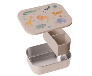 Little Lund Lunch Box 1200ml Safari - Image 2