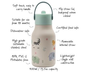 Little Lund Water Bottle 400ml Safari - Image 3