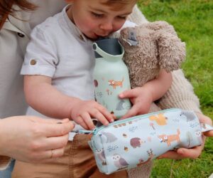 Little Lund Water Bottle 400ml Woodland - Image 2