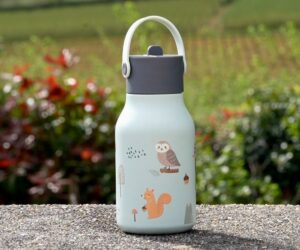 Little Lund Water Bottle 400ml Woodland - Image 3