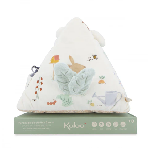 PETITES CHANSONS Υφασμάτινη πυραμίδα δραστηριοτήτων με ήχο Kaloo - Image 4
