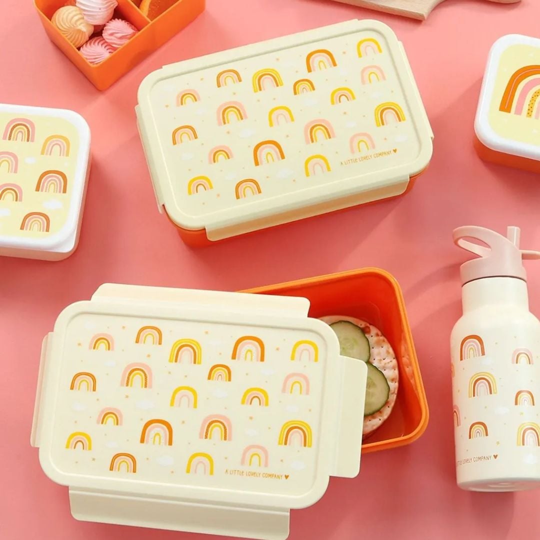 A little lovely company Δοχείο φαγητού Bento με χωρίσματα 1.2 L Rainbows - Image 3