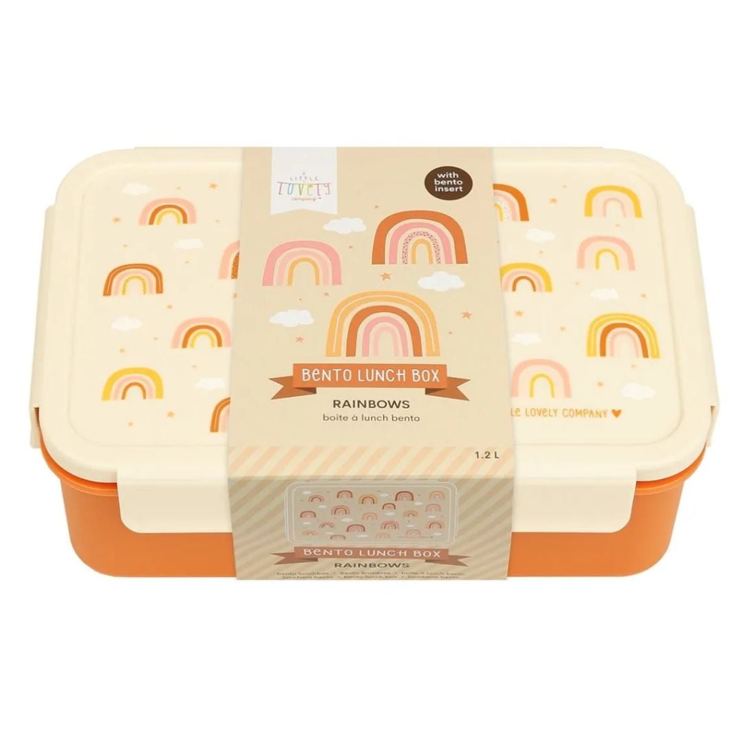 A little lovely company Δοχείο φαγητού Bento με χωρίσματα 1.2 L Rainbows - Image 6