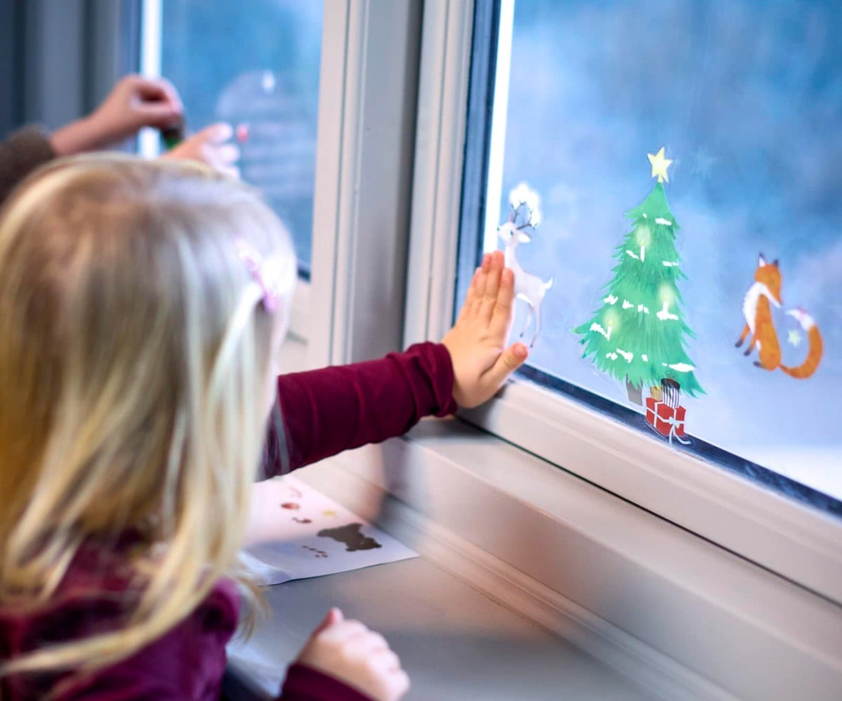 Filibabba Window Stickers Wonderful Winter Forest Friends - Image 2