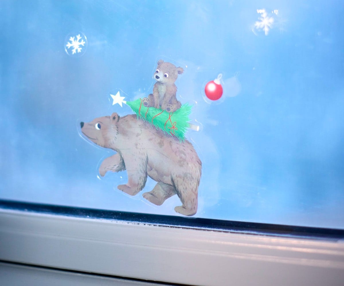 Filibabba Window Stickers Wonderful Winter Forest Friends - Image 4