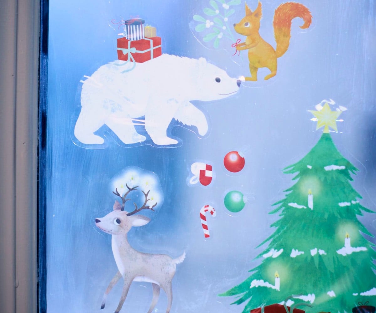 Filibabba Window Stickers Wonderful Winter Forest Friends - Image 5