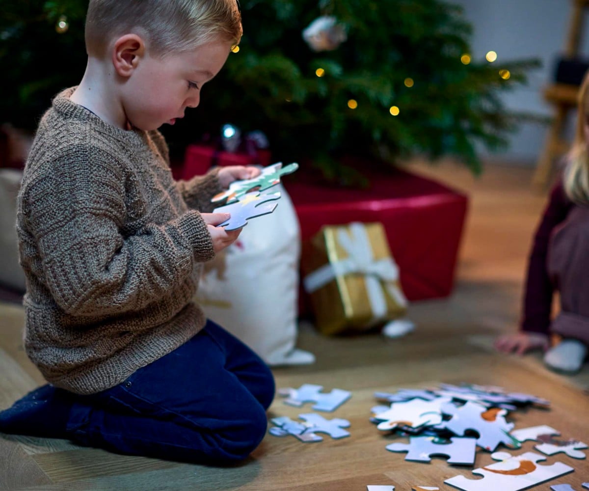 Filibabba Puzzle with 30pcs Wonderful Winter Forest Friends - Image 6
