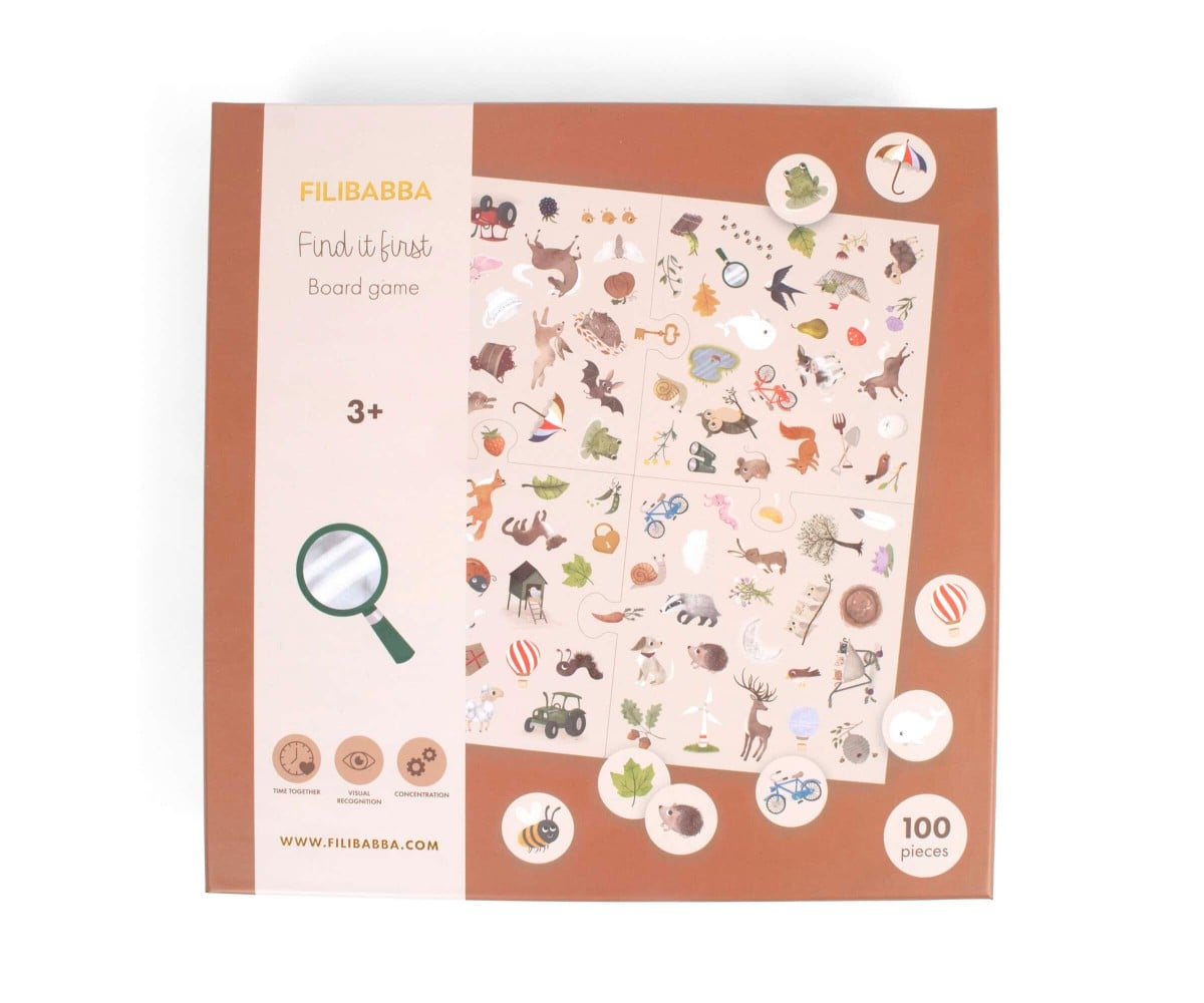 Filibabba Who Finds it First? Board Game