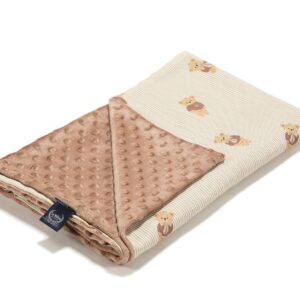 La Millou Λεπτή Κουβέρτα Baby Bear – Minky Mocca