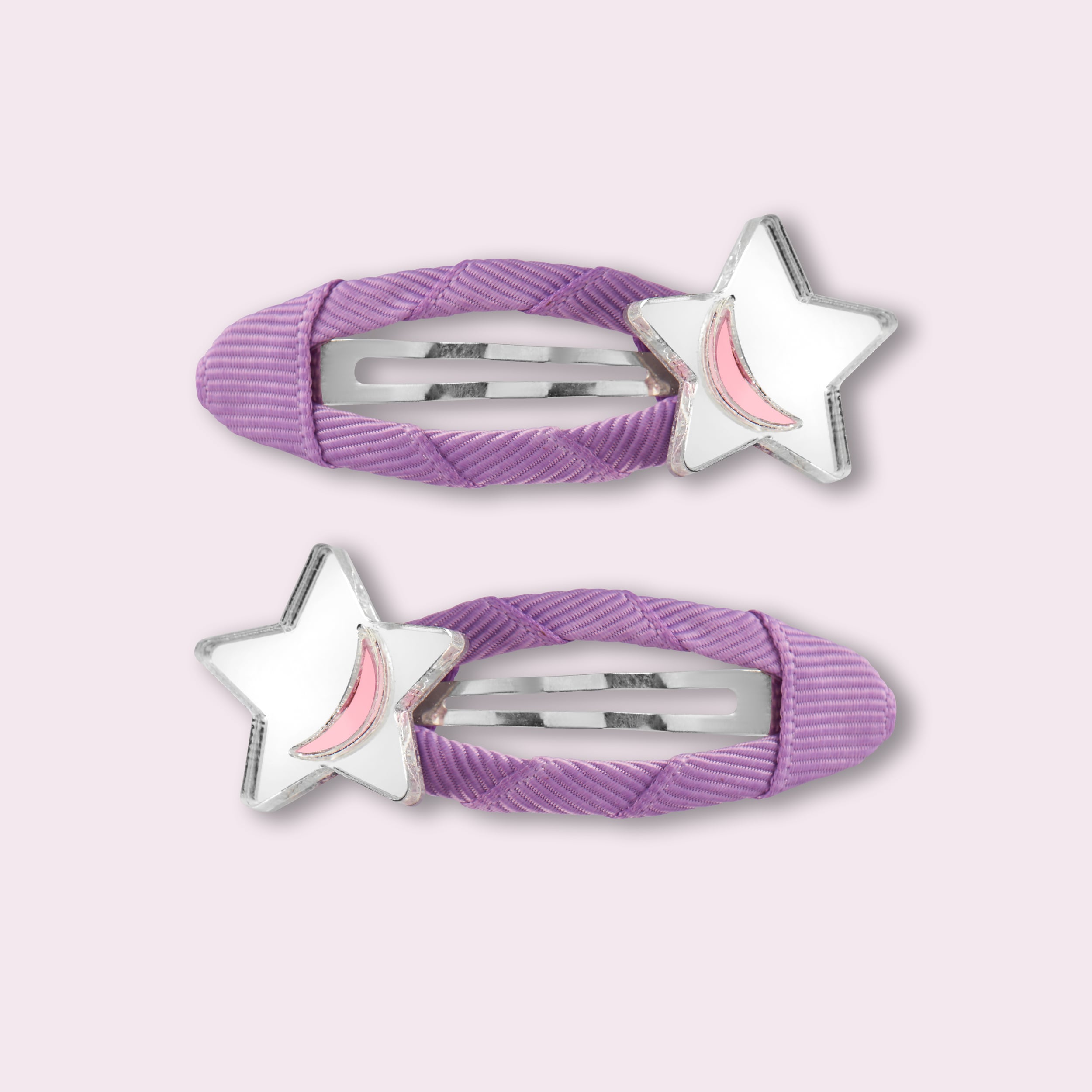 Mini Cools Παιδικά Κλιπς Μαλλιών HAIRMOONSTARSILVER