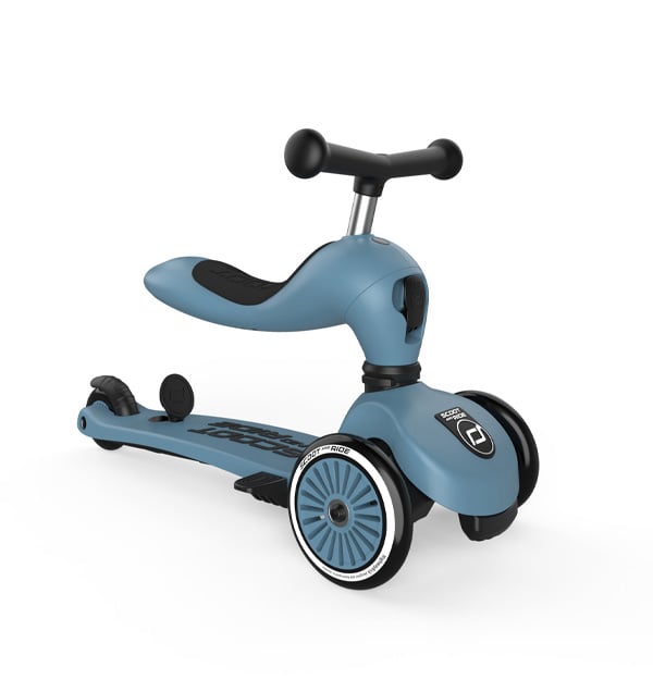 Scoot and Ride Παιδικό πατίνι Highwaykick 1 Push and Go Steel - Image 5