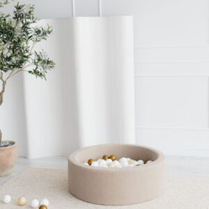 Πισίνα με μπάλες boucle beige 30*90