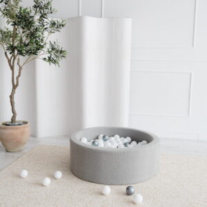 Πισίνα με μπάλες boucle grey 30*90
