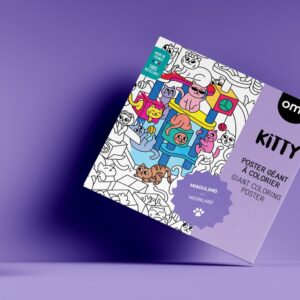 OMY Αφίσα γίγας για ζωγραφική Γατούλα