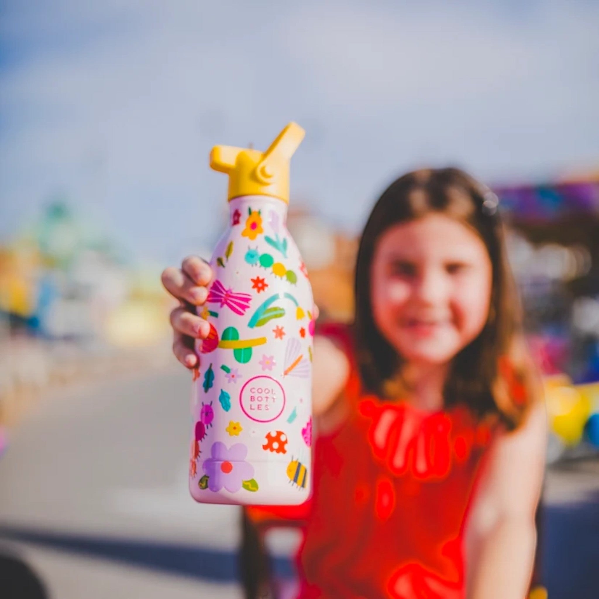 COOL BOTTLES Ανοξείδωτο παιδικό μπουκάλι Bug Life 500ml - Image 2