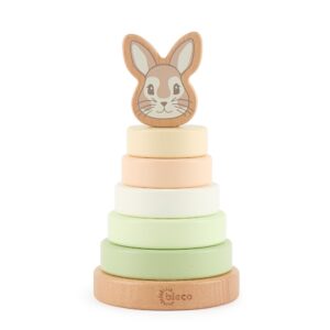 Bieco Ξύλινο Παιχνίδι Στοίβαξης Λαγουδάκι Fine