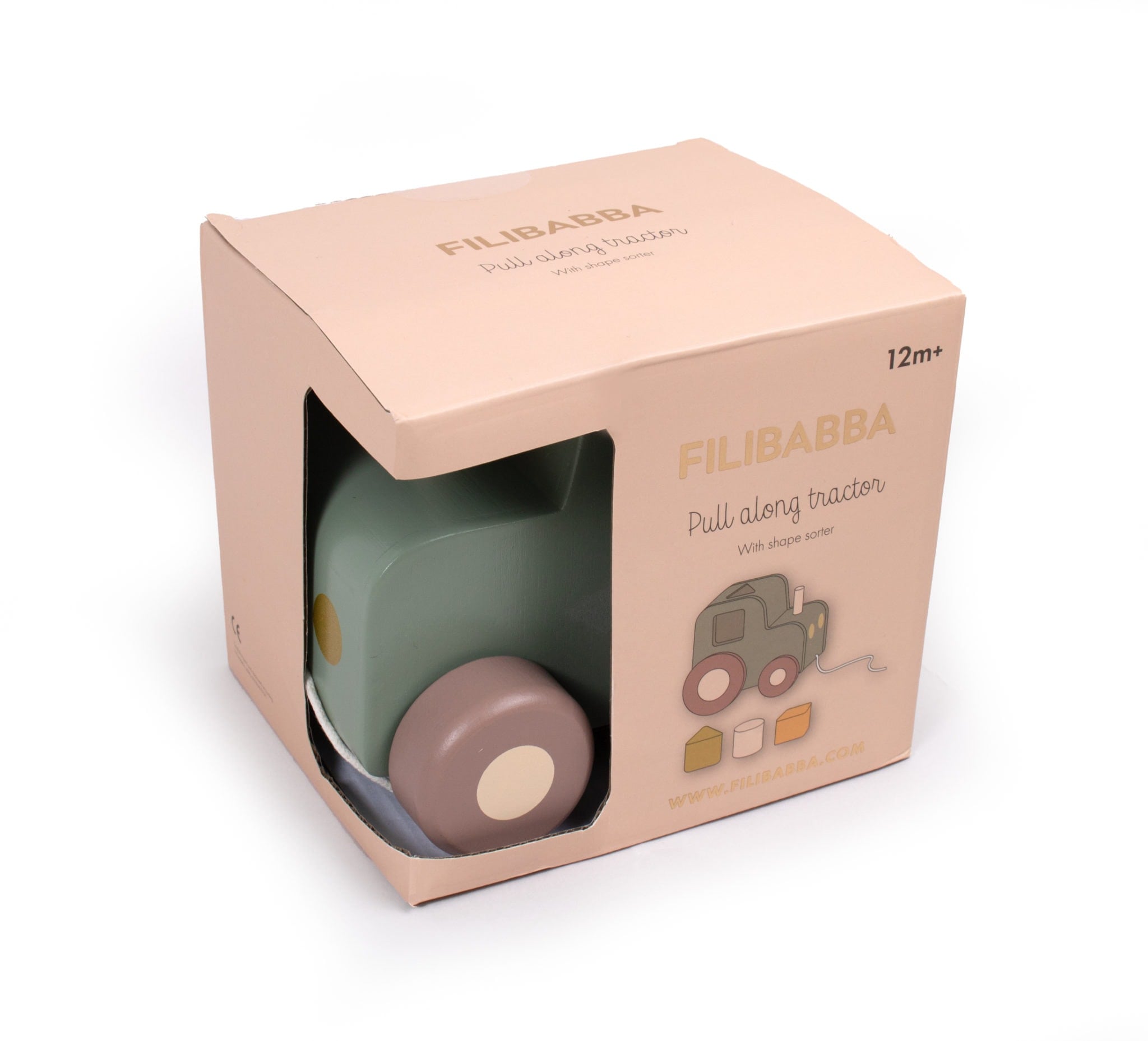 Filibabba Pull Along Tractor - Image 4