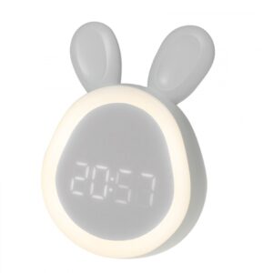 Mary’s Φωτιζόμενο Ηλεκτρονικό Ξυπνητήρι Κουνελάκι Λευκό