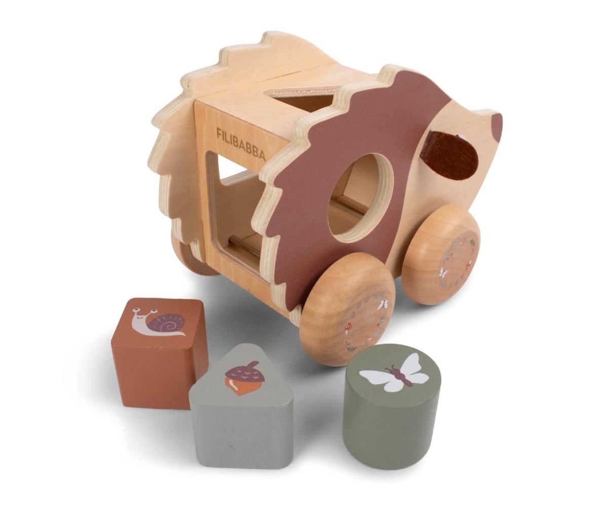 Filibabba Pull Along Hedgehog - Image 4