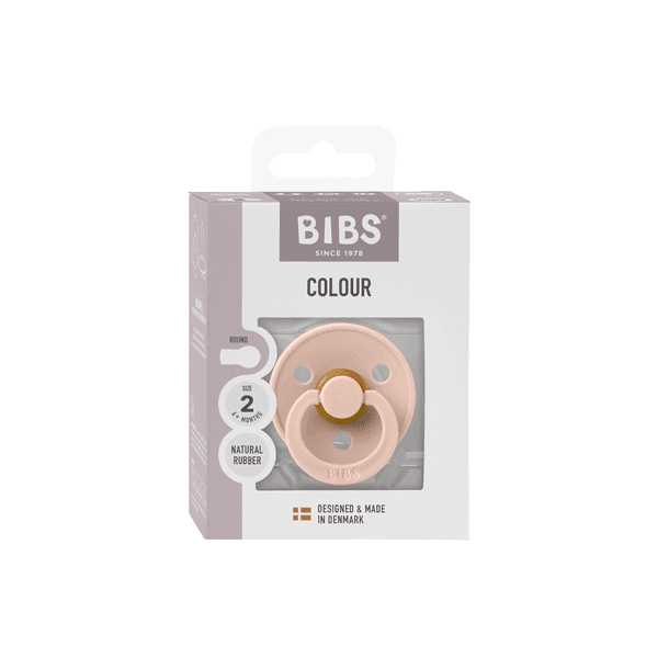 BIBS ΠΙΠΙΛΑ COLOUR – BLUSH– ΣΤΡΟΓΓΥΛΗ No2