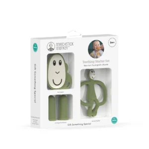 Matchstick Monkey TEETHING STARTER SET - OLIVE