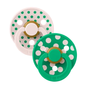 BIBS STUDIO COLLECTION ΣΕΤ ΠΙΠΙΛΕΣ 2ΤΜΧ POLKA DOT CACTUS/PETAL No2