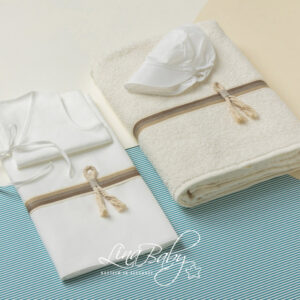 Λαδόπανα Βάπτισης Lina Baby Τέρρα