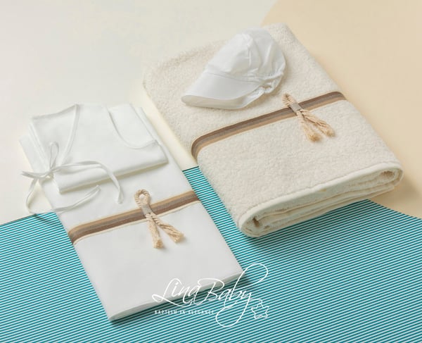 Λαδόπανα Βάπτισης Lina Baby Τέρρα