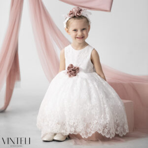Βαπτιστικό Φόρεμα SS26 EXC6503 Vinte Li