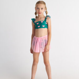 Two In A Castle Μαγιό Heartbeat Allover