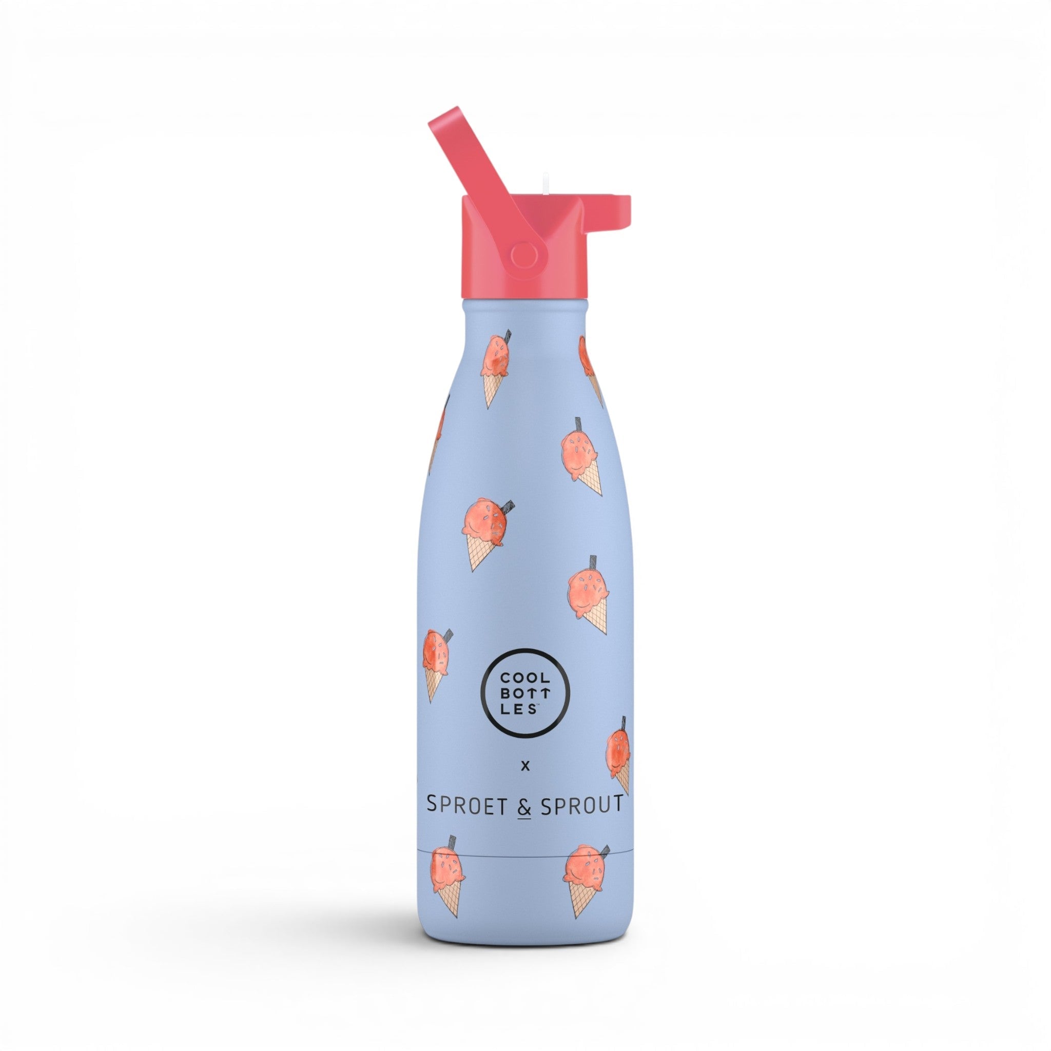 COOL BOTTLES Ανοξείδωτο παιδικό μπουκάλι Blue Scoop 350ml