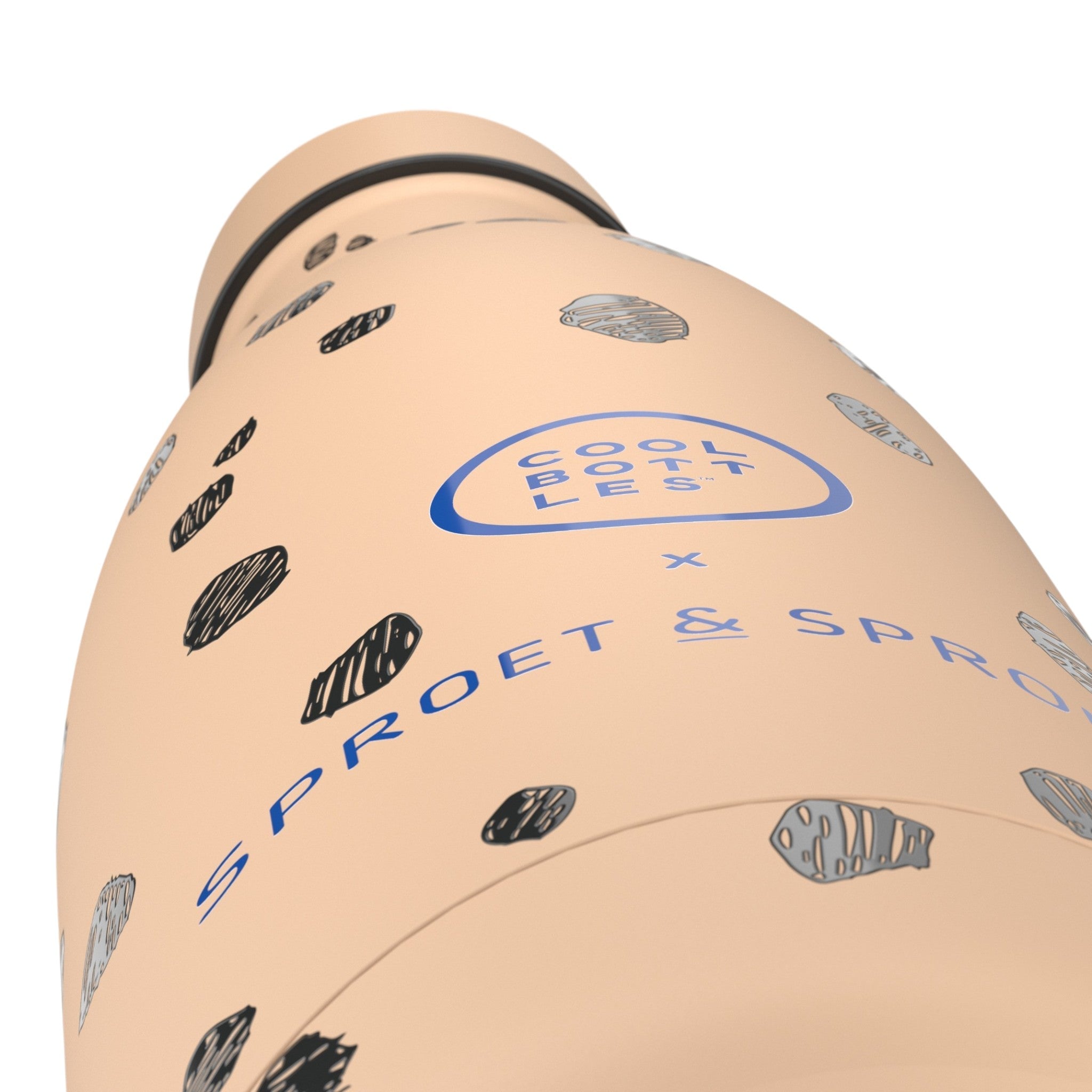 COOL BOTTLES Ανοξείδωτο παιδικό μπουκάλι Chocolate Chips 350ml - Image 3