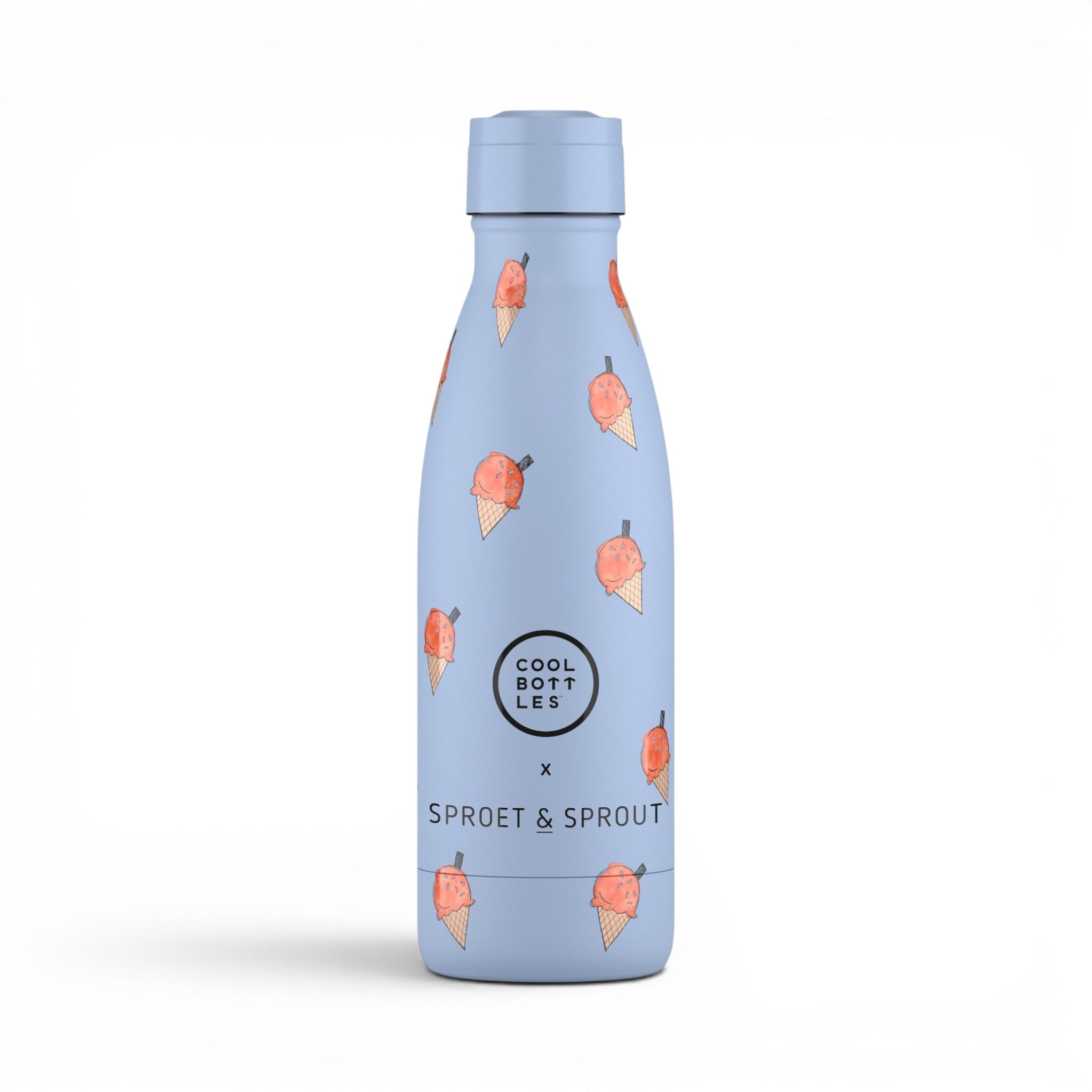 COOL BOTTLES Ανοξείδωτο παιδικό μπουκάλι Blue Scoop 350ml - Image 4