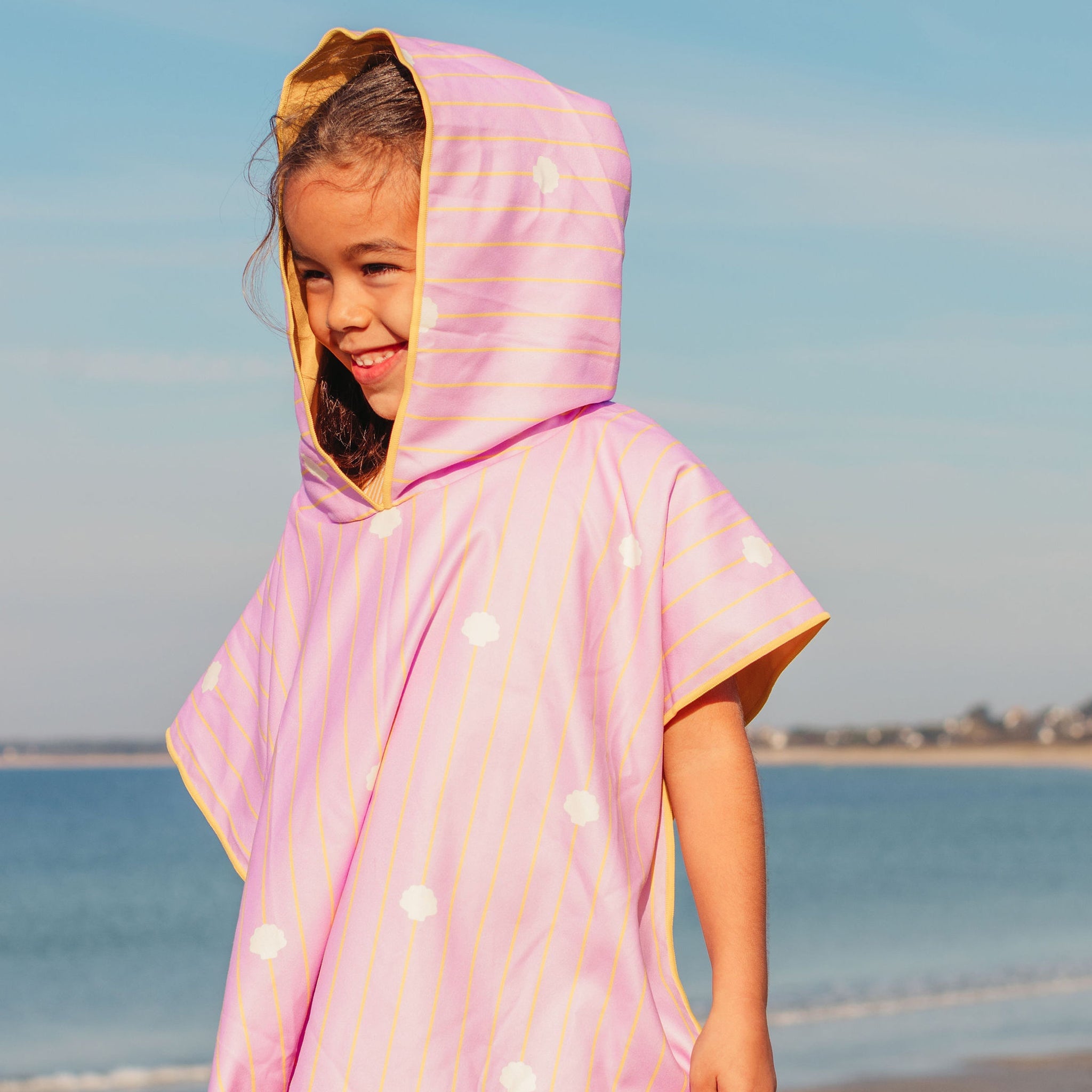 Quut Παιδικό πόντσο Banana Pink - Image 6