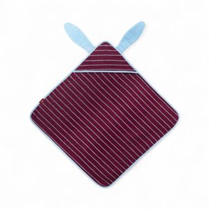 Quut Μπουρνουζοπετσέτα κουνελάκι Burgundy 75x75