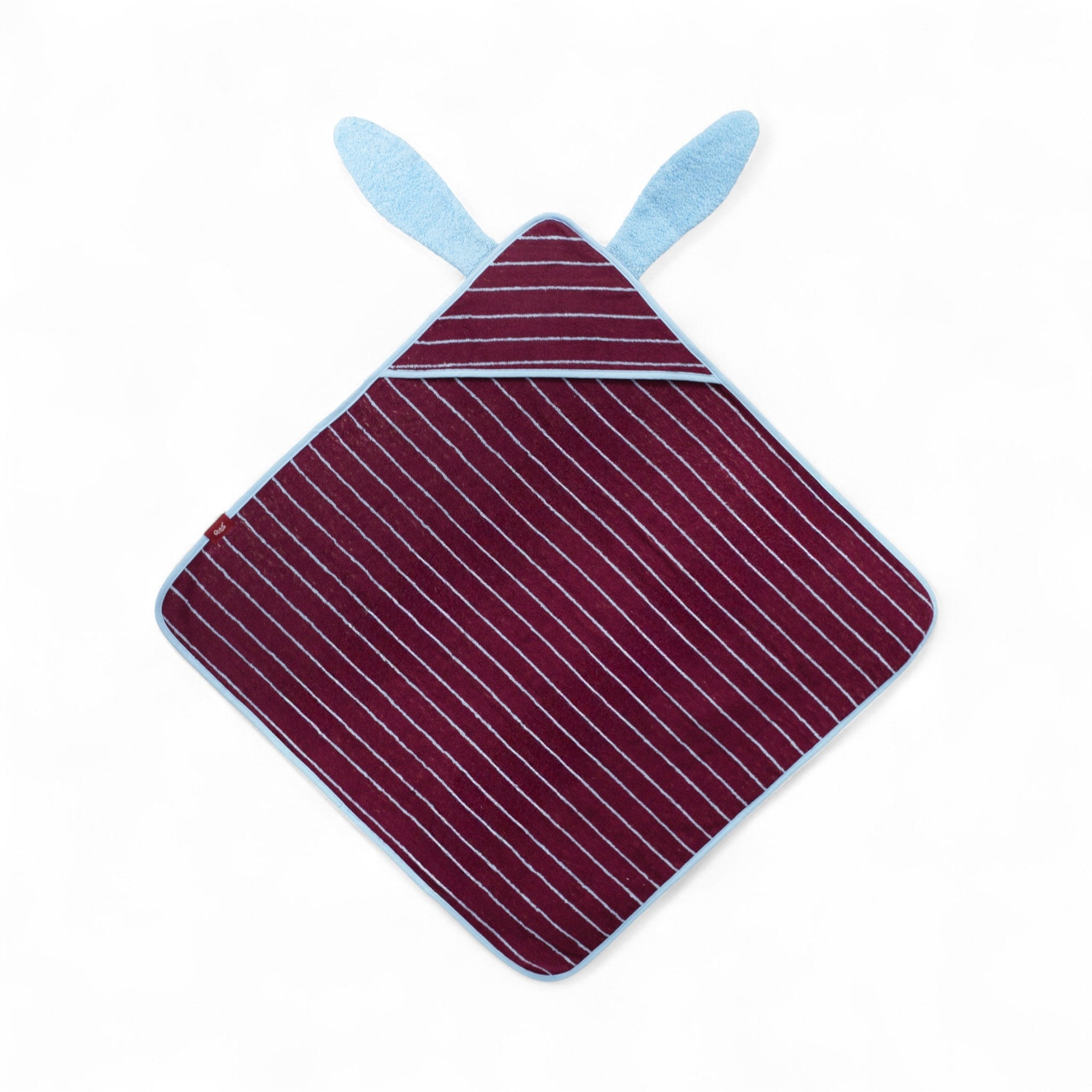 Quut Μπουρνουζοπετσέτα κουνελάκι Burgundy 75x75