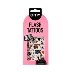 OMY Αυτοκόλλητα flash tattoos Crazy in Love