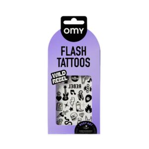 OMY Αυτοκόλλητα flash tattoos Wild Rebel