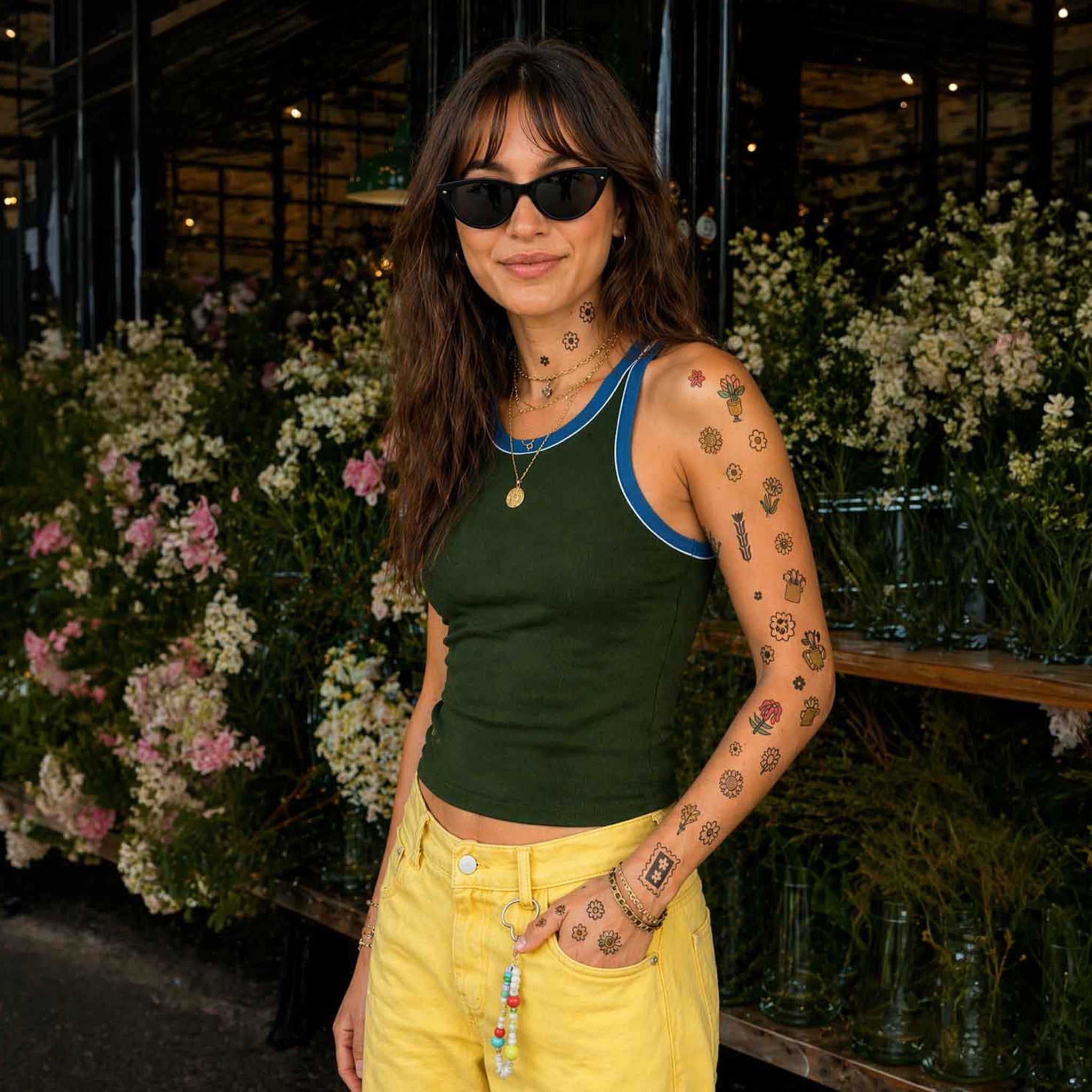 OMY Αυτοκόλλητα flash tattoos Flower Pop - Image 2