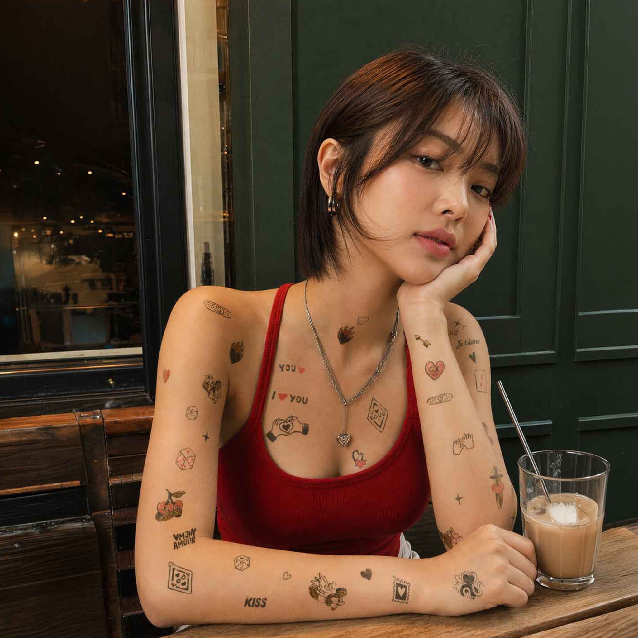 OMY Αυτοκόλλητα flash tattoos Crazy in Love - Image 7
