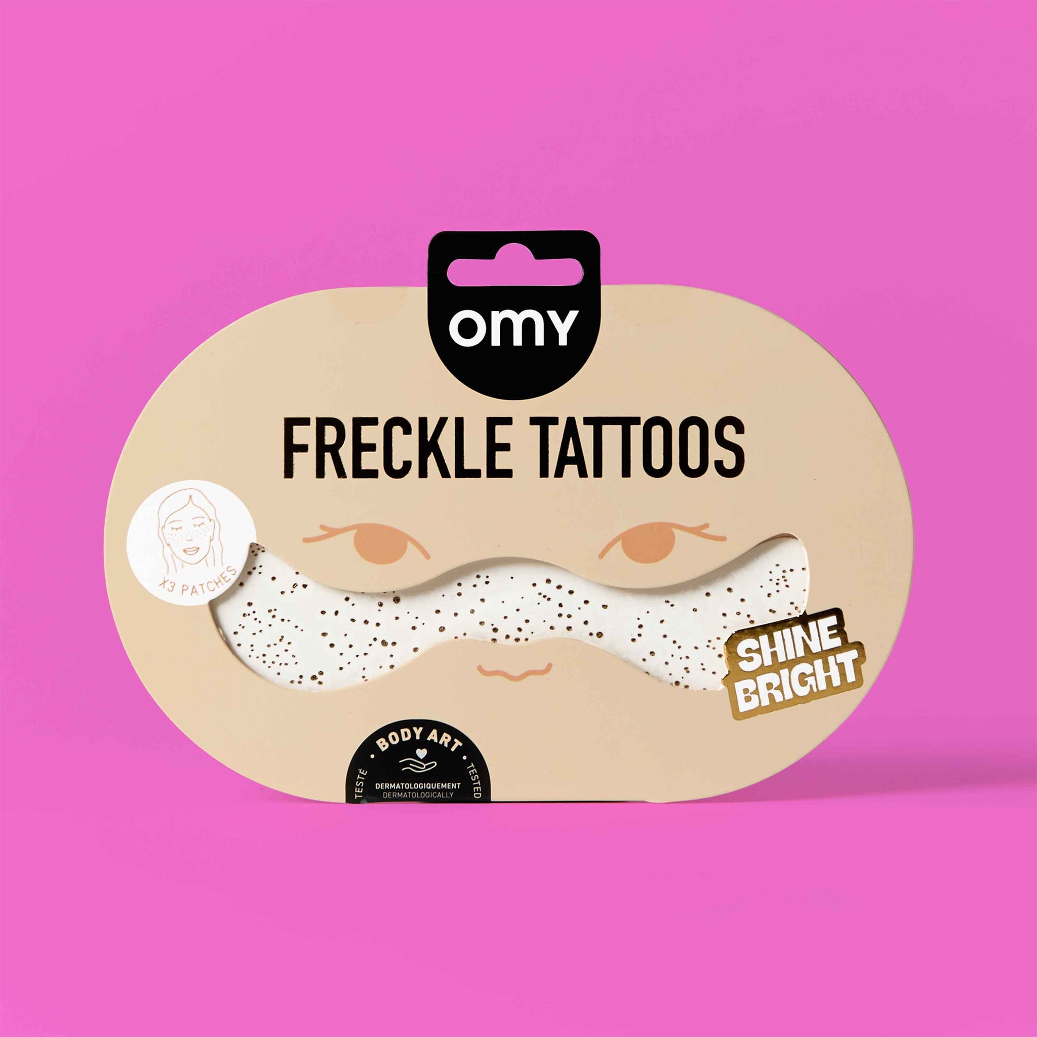 OMY Αυτοκόλλητα tattoos φακίδες Shine Bright - Image 4