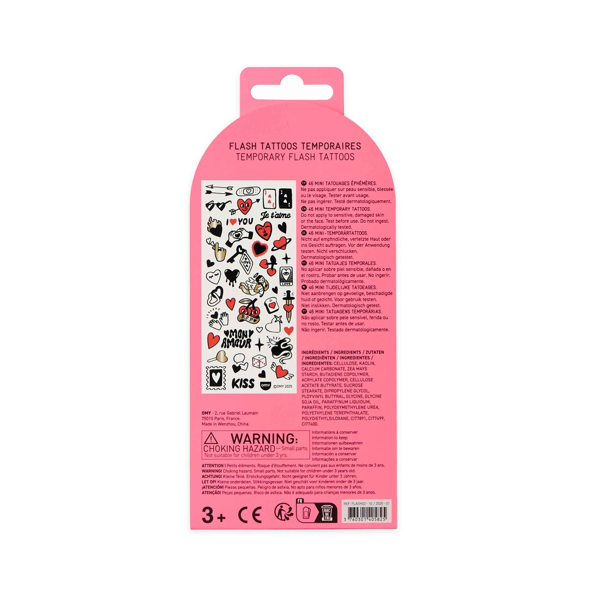 OMY Αυτοκόλλητα flash tattoos Crazy in Love - Image 5